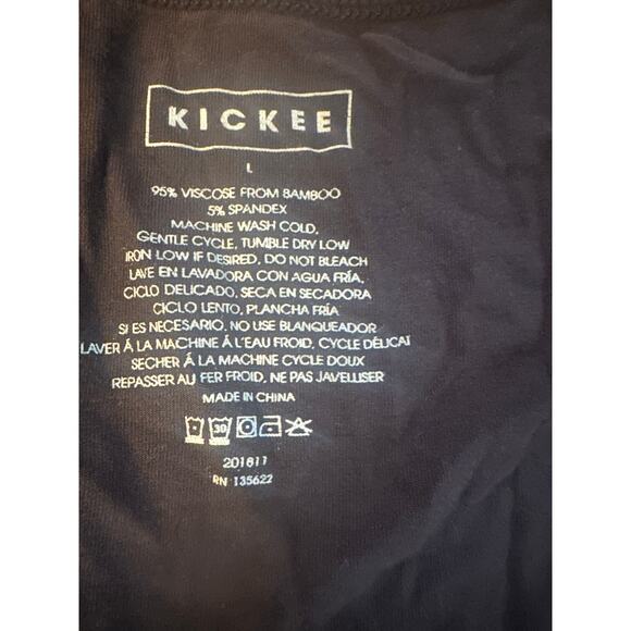 Women L Kickee Charcoal Black Open Front Cardigan Duster Long Sweater Viscose - Picture 5 of 5